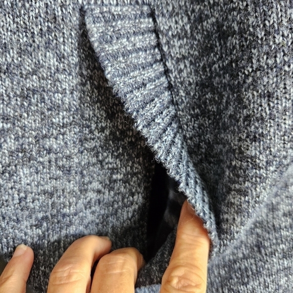 Buffalo David Bitton Mens Sherpa Fleece Lined Zip-Up Sweater Gray XL - Picture 6 of 12